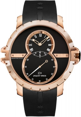 Jaquet Droz Grande Seconde Sport with Black Dial in Rose Gold