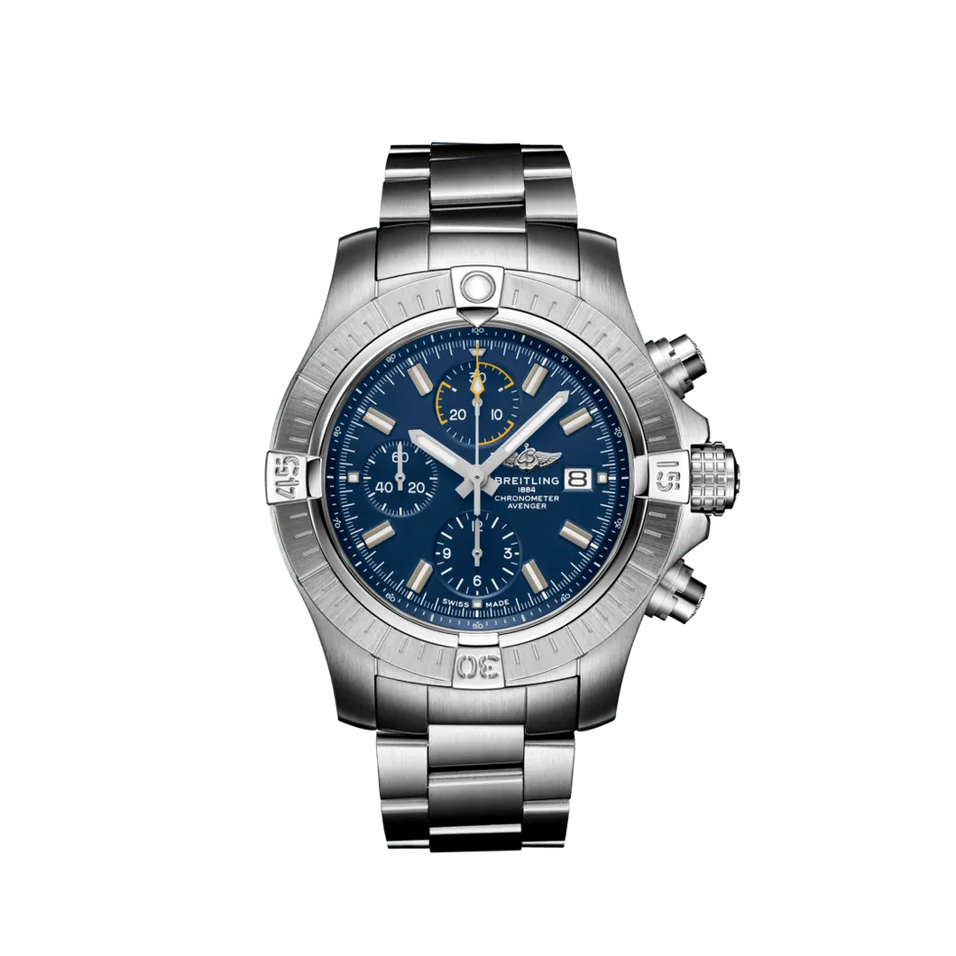 Breitling Avenger Chronograph 45MM in Stainless Steel with Blue Dial