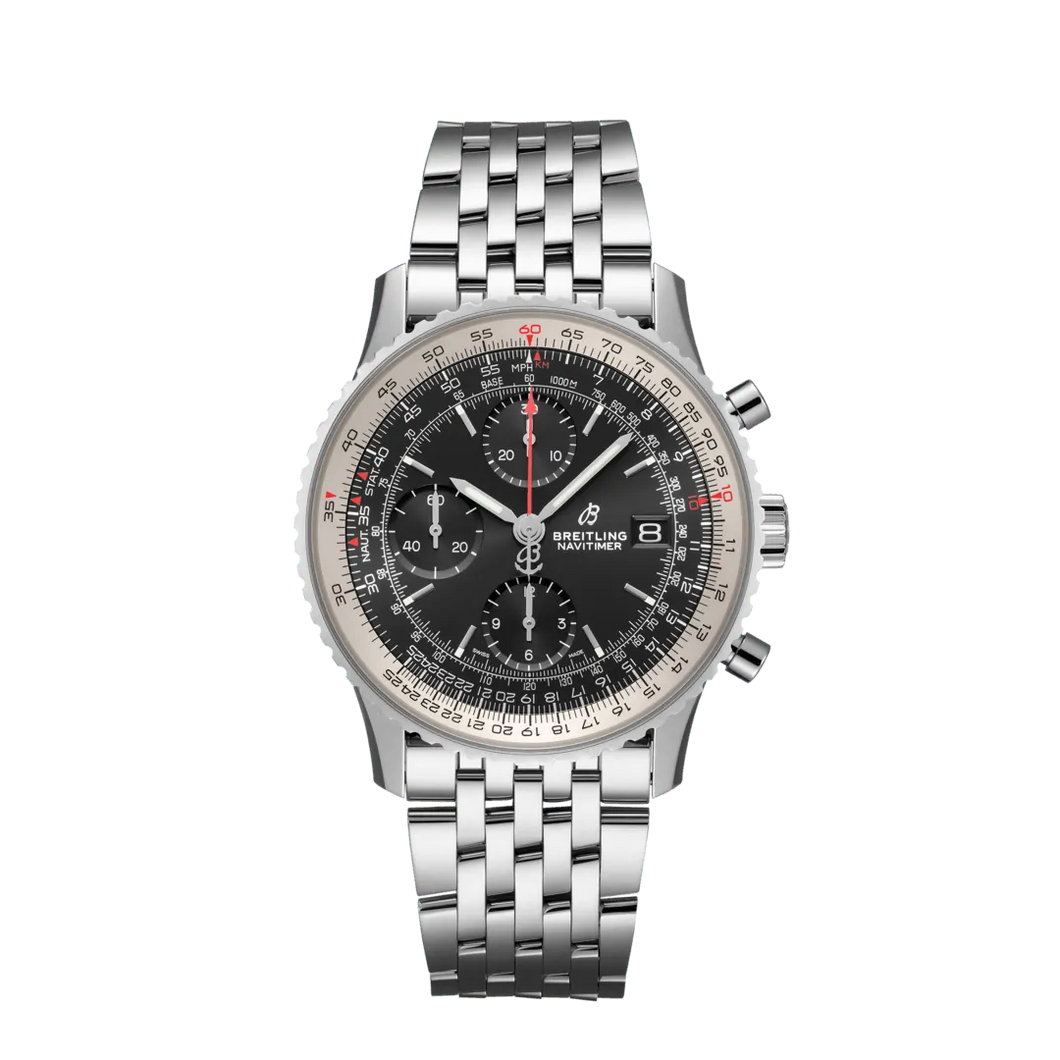 Navitimer Chronograph 41MM in Stainless Steel with Black Dial