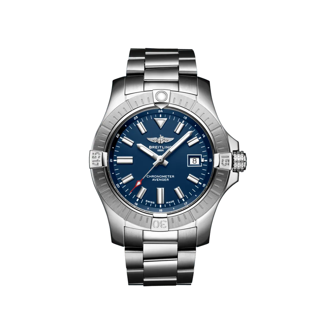 Breitling Avenger 43MM in Stainless Steel with Blue Dial