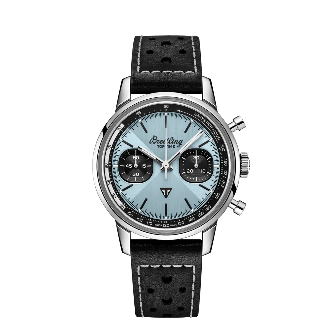 Breitling Top Time Triumph 41MM in Stainless Steel with Ice Blue