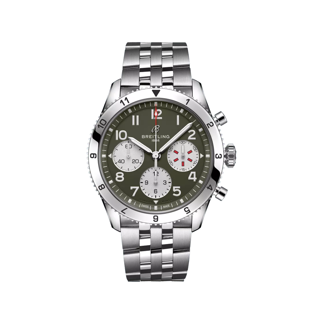 Breitling Classic Avi Chronograph 42MM Curtiss Warhawk