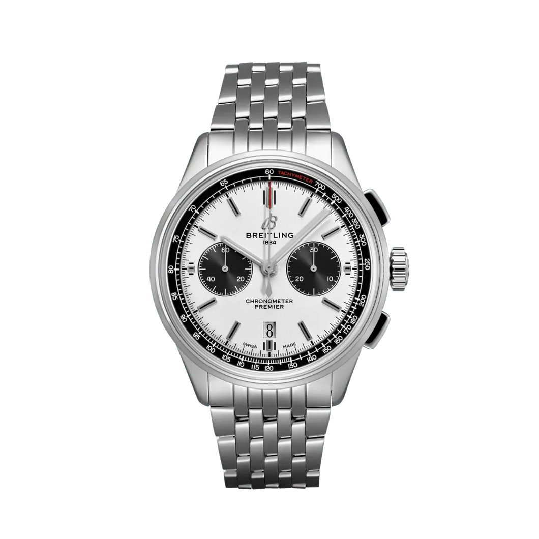 Breitling Premier B01 Chronograph 42MM In Stainless Steel with Cream Dial