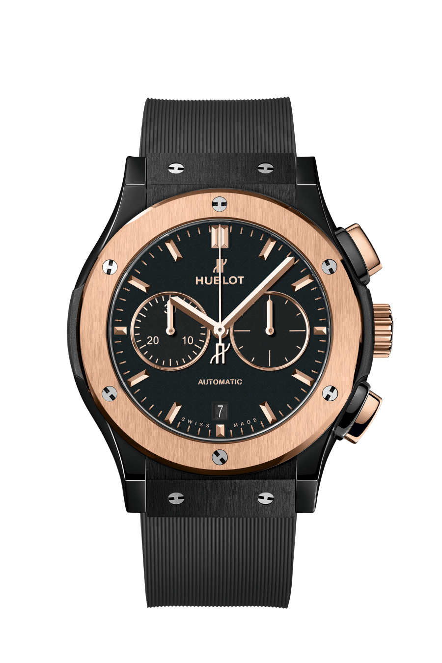 Hublot Classic Fusion Chronograph in Ceramic and Rose Gold 42mm