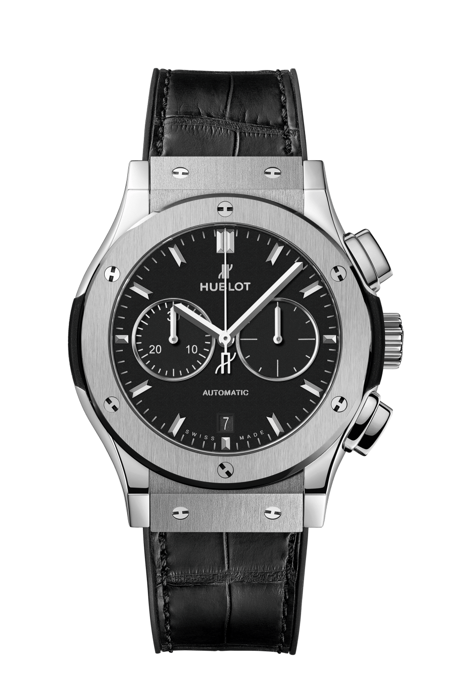 Hublot Classic Fusion Chronograph with Black Dial in Titanium 42mm