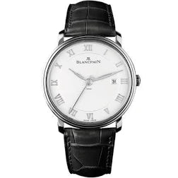 Blancpain Villeret Ultraplate with White Dial in Stainless Steel 40mm