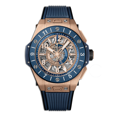 Hublot Big Bang Unico GMT in Rose Gold and Blue Ceramic 45mm