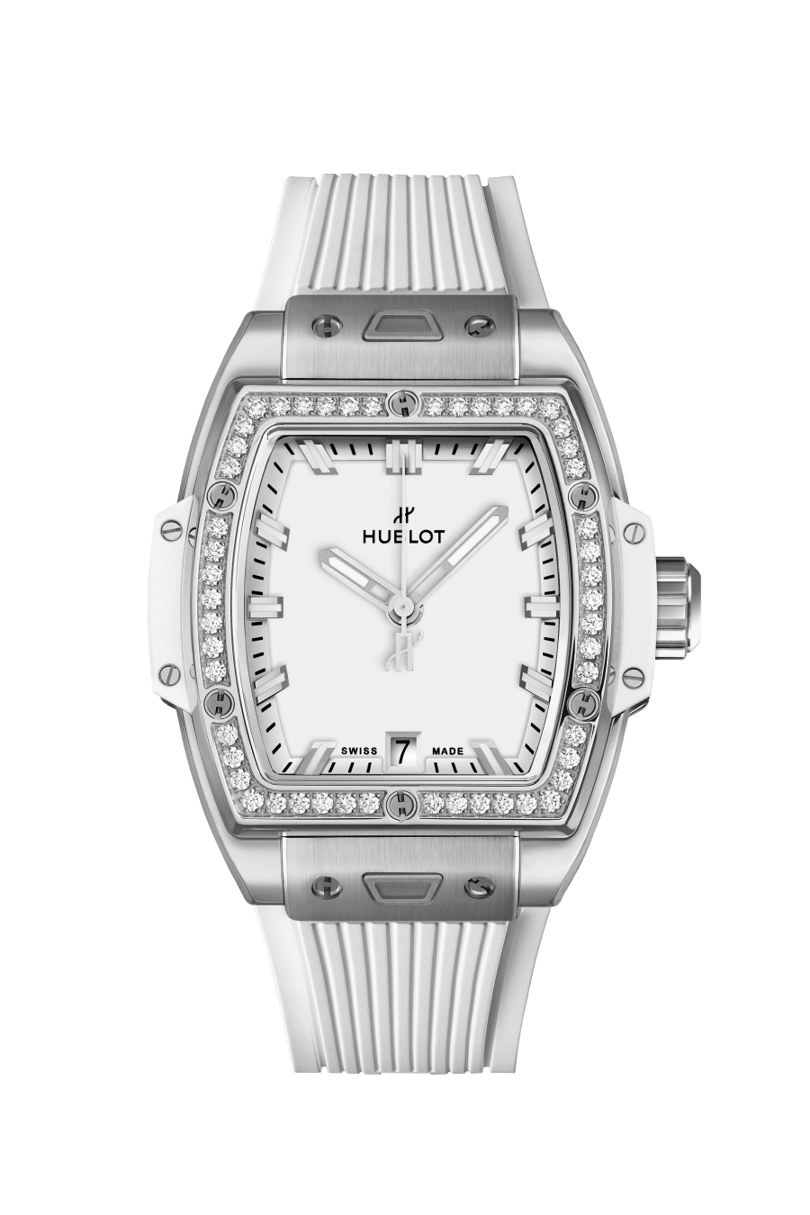 Hublot Spirit of Big Bang with White Dial in Titanium with Diamond Bezel 39mm