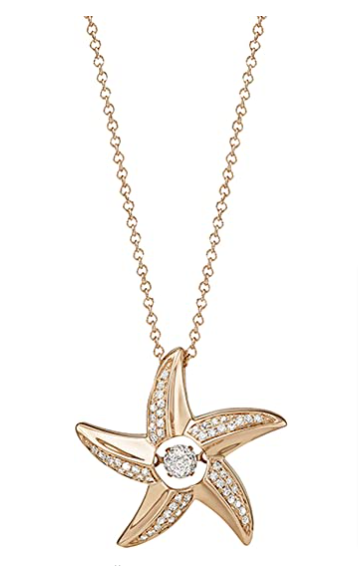 14K Gold Crown of Light 'Sealife' Diamond Necklace Collection